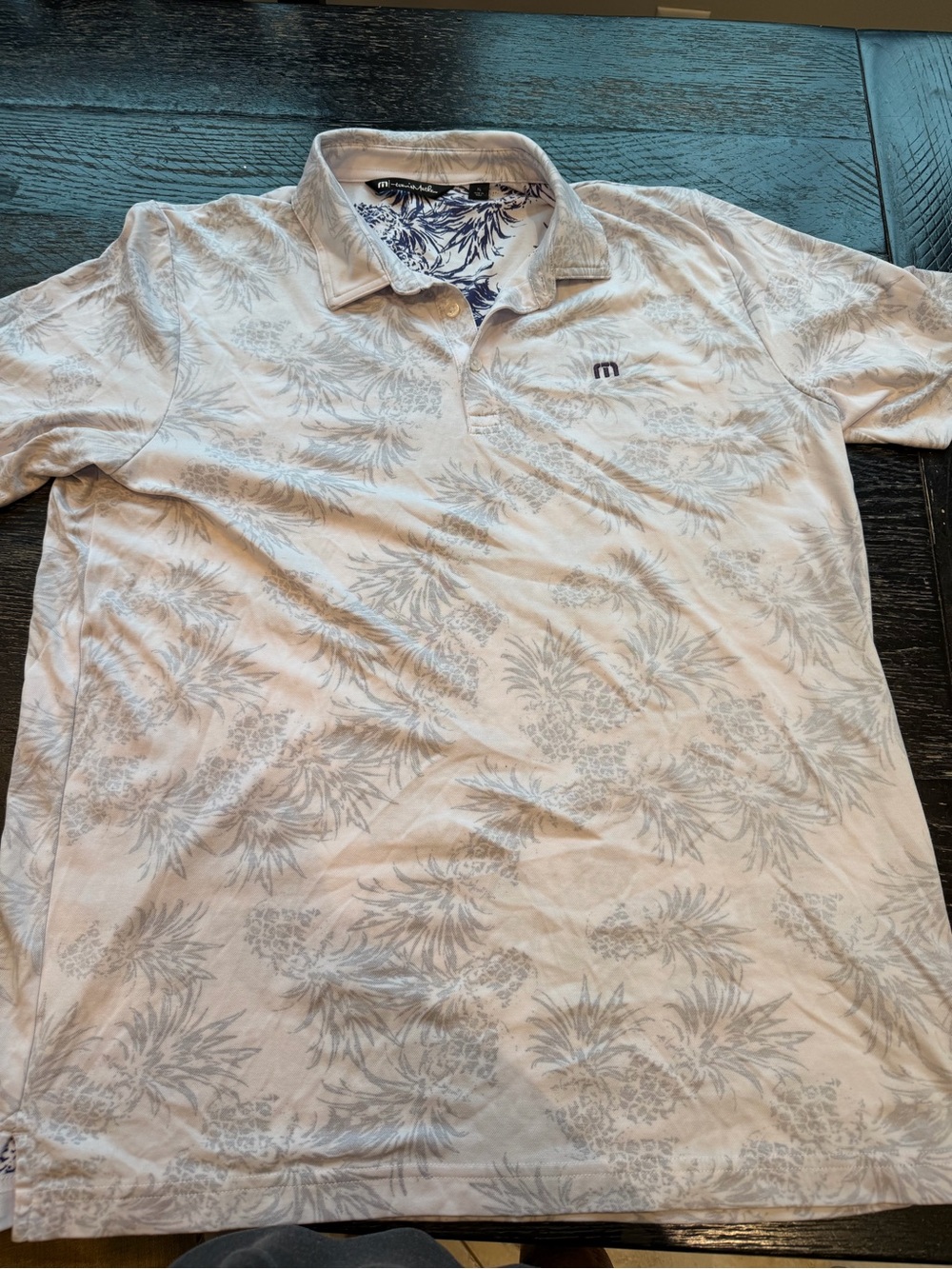 Travis Mathew Men’s Pineapple Print Polo